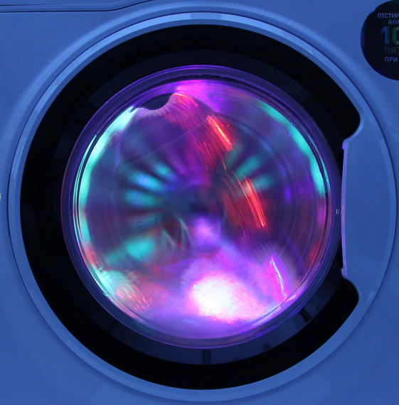 Светильник из барабана стиральной машины в стиле лофт